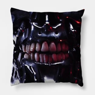 terminator face mask Pillow