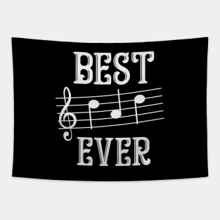 best dad ever music notes Tapestry