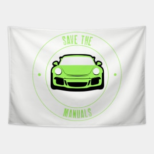 Save the Manuals Porsche 911 GT3 Tapestry