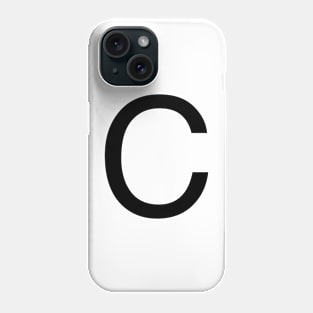 Helvetica C Phone Case