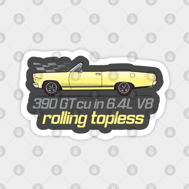 rolling topless Magnet by JRCustoms44