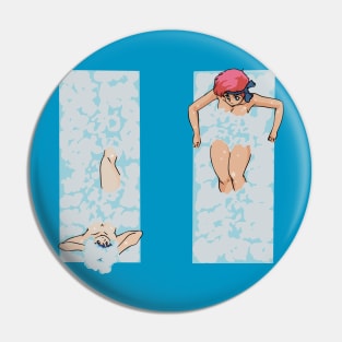 Oldskool Lovely Angels Bath Time Pin