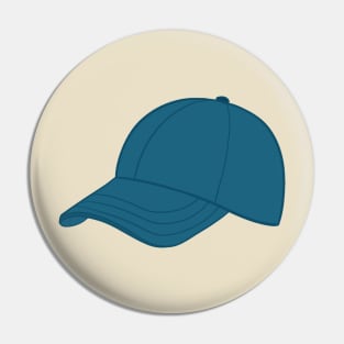 Blue Baseball Cap Pin