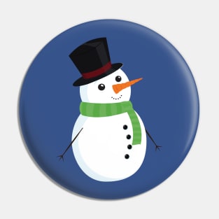 Mr Snowman Pin