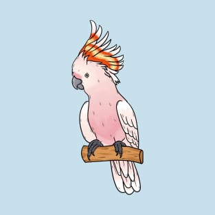Major mitchell cockatoo bird cartoon illustration T-Shirt