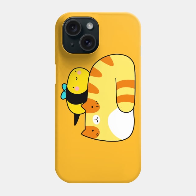 Tabby and Bee Phone Case by saradaboru