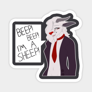 BEEP BEEP ACE IS A SHEEP Magnet