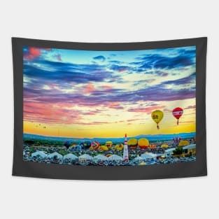 Albuquerque Hot Air Balloon Fiesta Tapestry