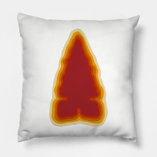 Groovy Projectile Point Pillow