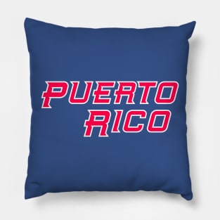 Puerto Rico Baseball Team Pillow