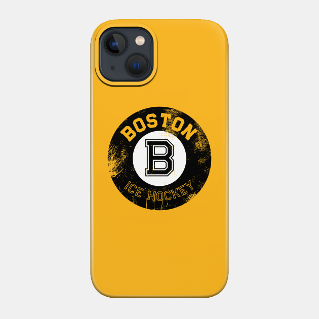 Boston ice hockey retro - Boston Bruins - Phone Case