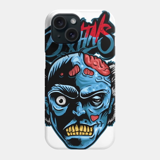 Brain damaged Phone Case by Pixel Poetry