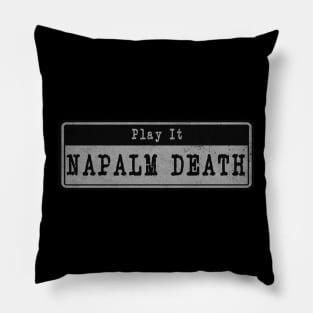 Napalm Death // Vintage Fanart Pillow