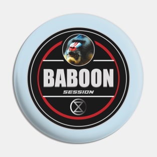 Baboon Session Pin