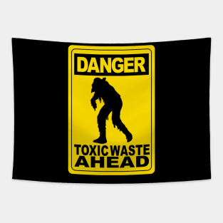 Toxic Waste Ahead Tapestry