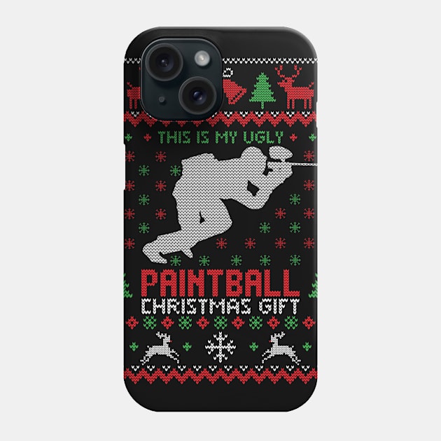 Ugly Paintball Christmas Gift Phone Case by BestsellerTeeShirts