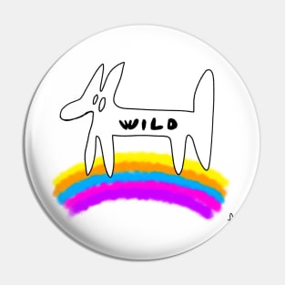 wild dog Pin