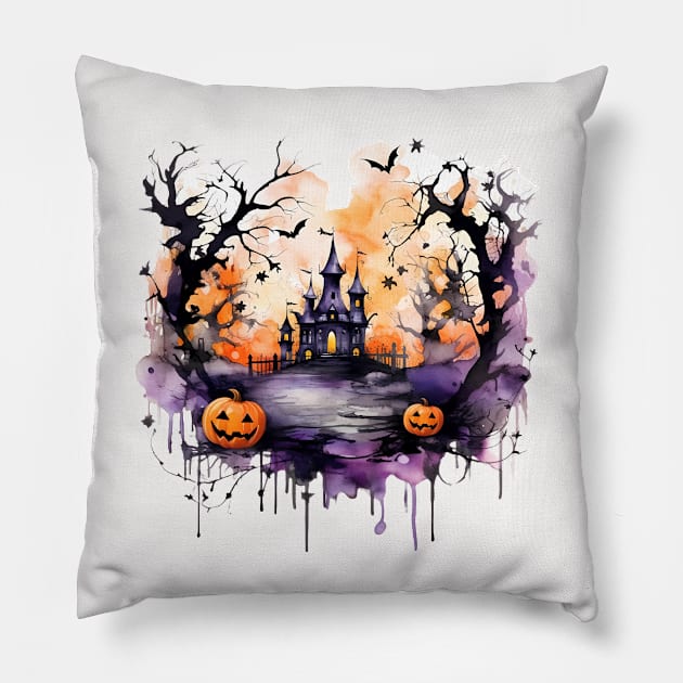 Halloween  Adventure Party Pillow by FabRonics