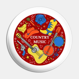 Country music Pin