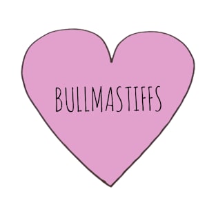 Bulllmastiffs Love T-Shirt