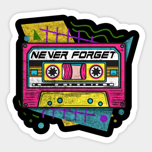 Cassette : 80's 90's Stickers