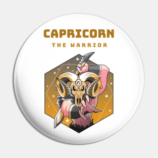 CAPRICORN THE WARRIOR Pin