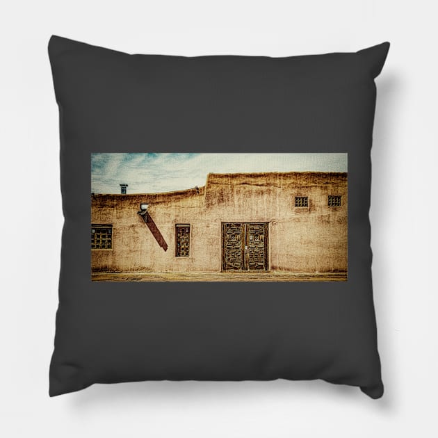 High Noon Restaurant & Saloon Pillow by Gestalt Imagery