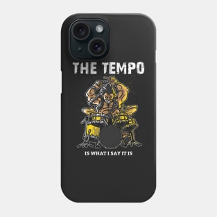 Metal Rock Drummer - Drummer Quotes - Drum Phone Case