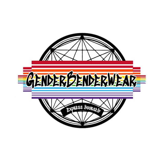 GenderBenderWear (White) - "Sacred Geometry" by GenderBenderWear