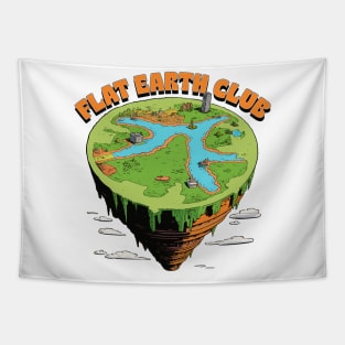 Flat Earth Club Tapestry