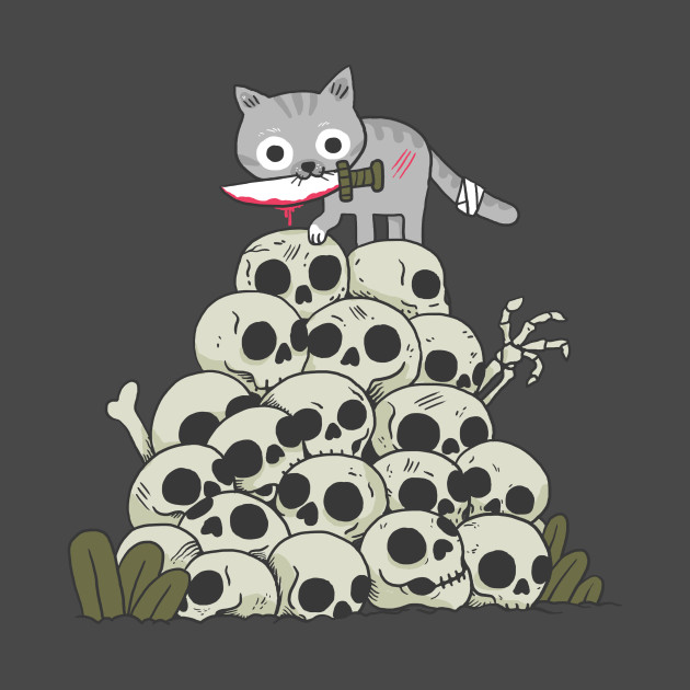 Killer Cat - Cats - T-Shirt | TeePublic
