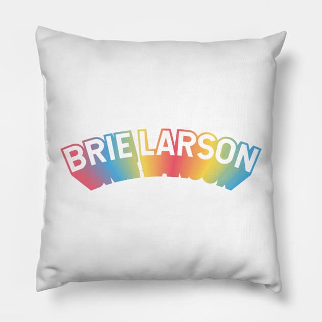 Brie Larson Pillow by Sthickers