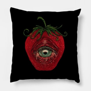 Strawberry Eye Berry Pillow