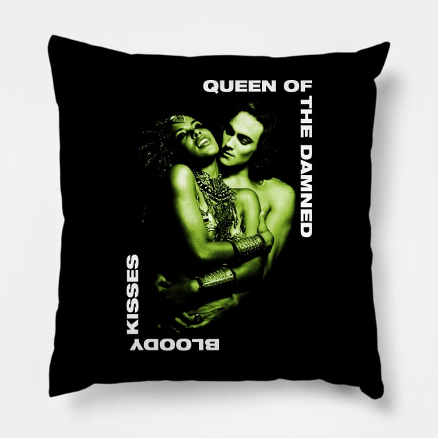 Queen Of The Damned - Bloody Kisses Pillow by WithinSanityClothing