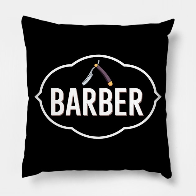 Barber Pillow by maxcode