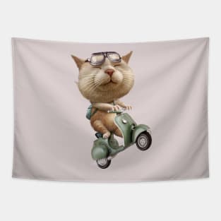 RUNAWAY CAT Tapestry