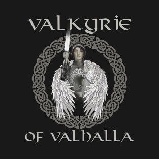 Valkyrie's Valor: Norse Mythology Unveiled-Viking T-Shirt