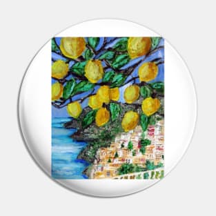 Amalfi Coast With Lemon Tree Pin