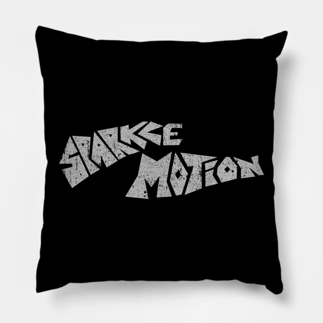 Sparkle Motion (Variant) Pillow by huckblade