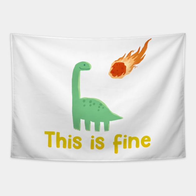 This is Fine Dinosaur Tapestry by edermunizz