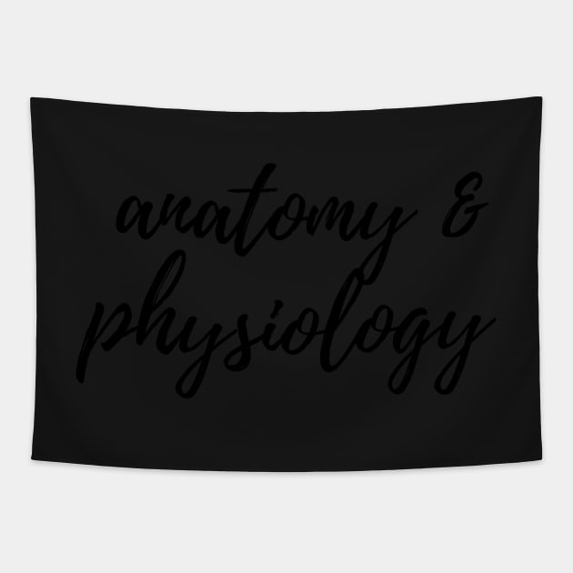 Anatomy and Physiology Binder Label Tapestry by stickersbyjori