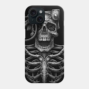 Heart Skull Grenade Vintage Phone Case