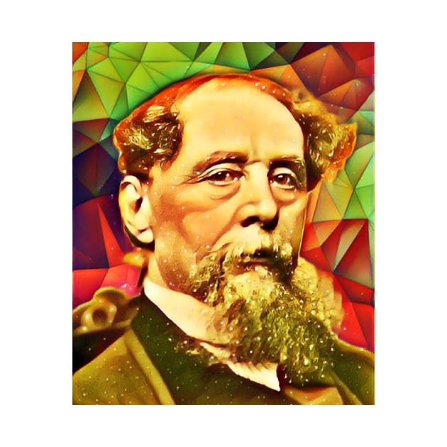 Charles Dickens Snow Portrait | charlles dickens artwork 9 by JustLit