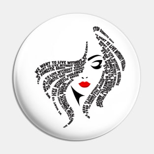 Love and Respect women Pin