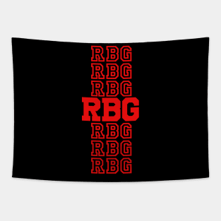Ruth Bader Ginsburg in Red Notorious RBG Political Feminist Notorious RBG Ruth Bader Ginsburg Apparel Tapestry