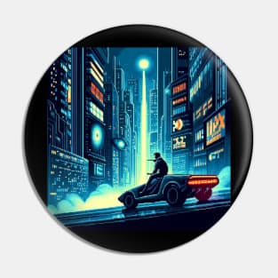 Blade Runner Pixel Art Pin