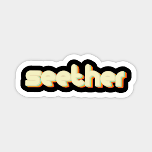 vintage color seether Magnet