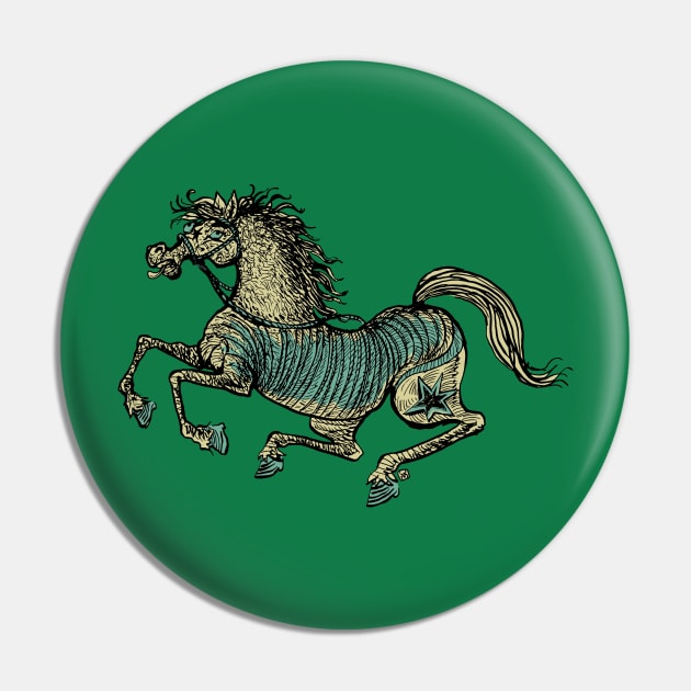 golden star horse in a race Pin by duxpavlic