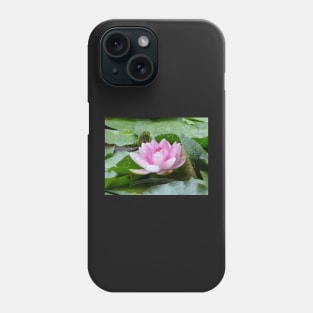 Pink water lily Phone Case