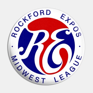 Defunct Rockford Expos Minor League Baseball 1988 Pin